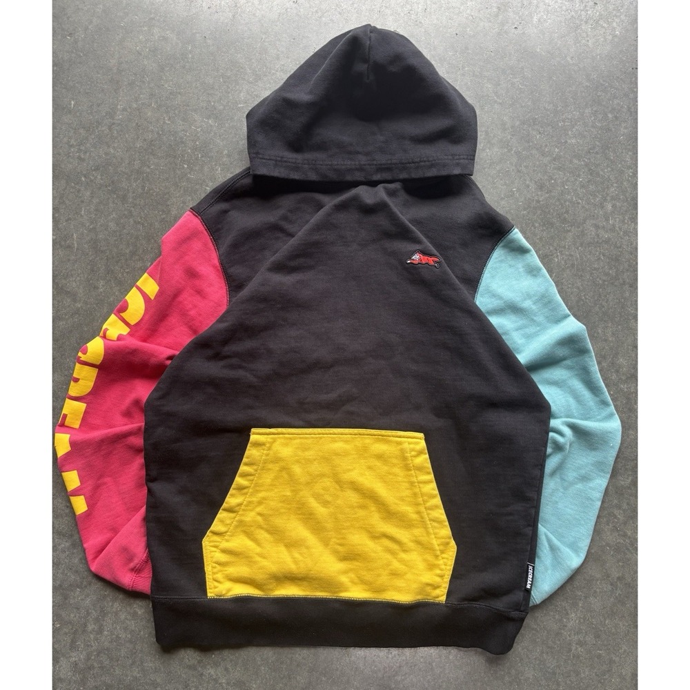 RARE Billionaire Boys Club Ice Cream Running Dog Color Block Hoodie Size XL